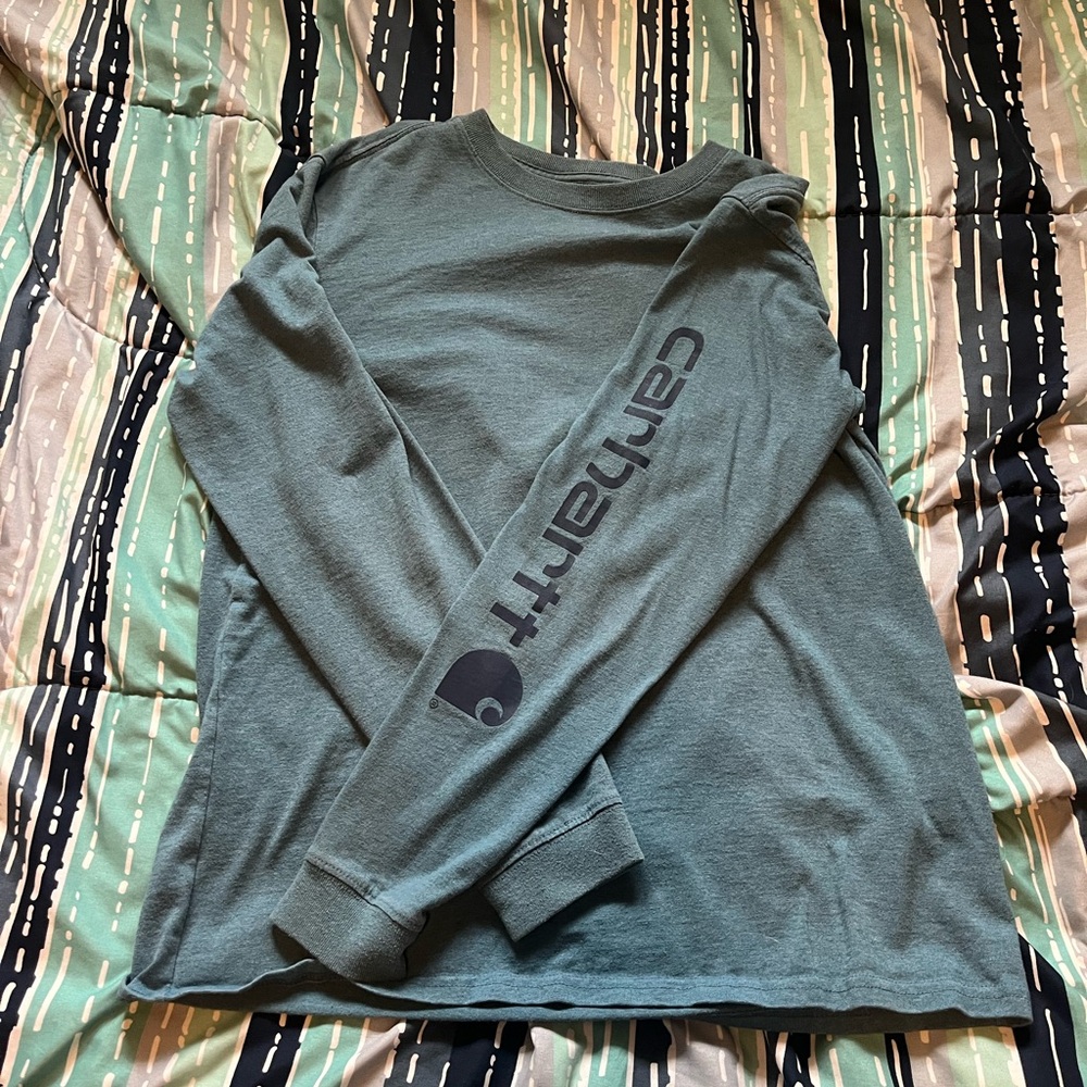 Carhartt Men's Teal Long Sleeve Tee